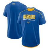 Royal Golden State Warriors Inbound Pass Play Practice T-Shirt sale | NBA