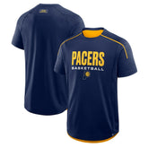 Navy Indiana Pacers Inbound Pass Play Practice T-Shirt | NBA