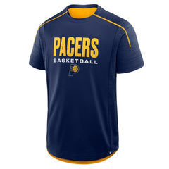 Navy Indiana Pacers Inbound Pass Play Practice T-Shirt | NBA