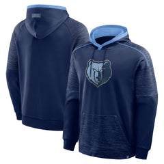 Navy Memphis Grizzlies Pick & Roll Defender Pullover Hoodie | NBA