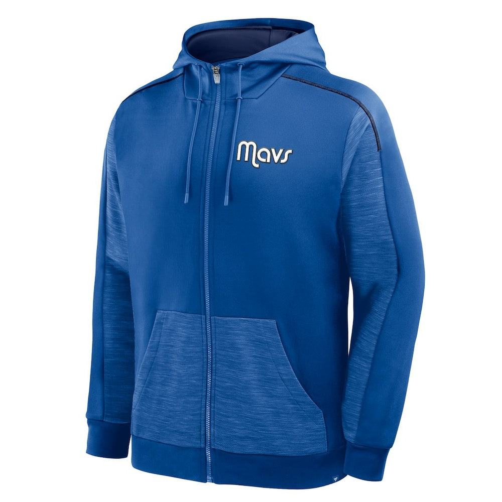 Blue Dallas Mavericks Back Door Cut Play Defender Full-Zip Hoodie sale | NBA