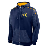 Navy Denver Nuggets Back Door Cut Play Defender Full-Zip Hoodie sale | NBA
