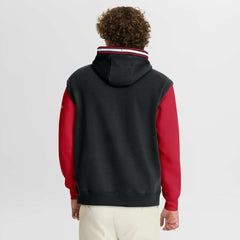 Black/Red Miami Heat Half Court Shot Clock Fastbreak Hoodie | NBA