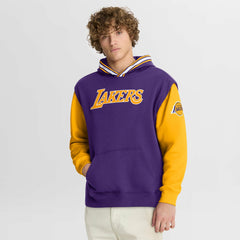 Purple/Gold Los Angeles Lakers Half Court Shot Clock Fastbreak Hoodie | NBA