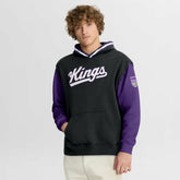 Black/Purple Sacramento Kings Half Court Shot Clock Fastbreak Hoodie | NBA