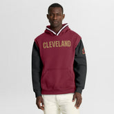 Wine/Black Cleveland Cavaliers Half Court Shot Clock Fastbreak Hoodie sale | NBA