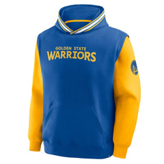 Royal/Gold Golden State Warriors Half Court Shot Clock Fastbreak Hoodie sale | NBA