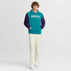 Teal/Purple Charlotte Hornets Half Court Shot Clock Fastbreak Hoodie | NBA