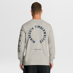 Cream Minnesota Timberwolves Crossover Collection Ball Screen Action Premium Long Sleeve T-Shirt | NBA