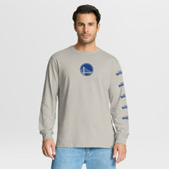 Cream Golden State Warriors Crossover Collection Ball Screen Action Premium Long Sleeve T-Shirt sale | NBA