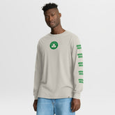 Cream Boston Celtics Crossover Collection Ball Screen Action Premium Long Sleeve T-Shirt | NBA