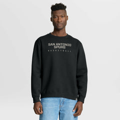 Black San Antonio Spurs Crossover Collection Defensive Rotation Drill Premium Pullover Sweatshirt | NBA