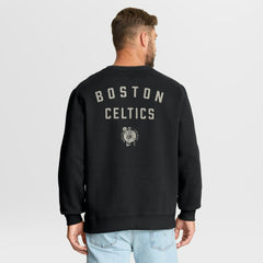 Black Boston Celtics Crossover Collection Defensive Rotation Drill Premium Pullover Sweatshirt | NBA