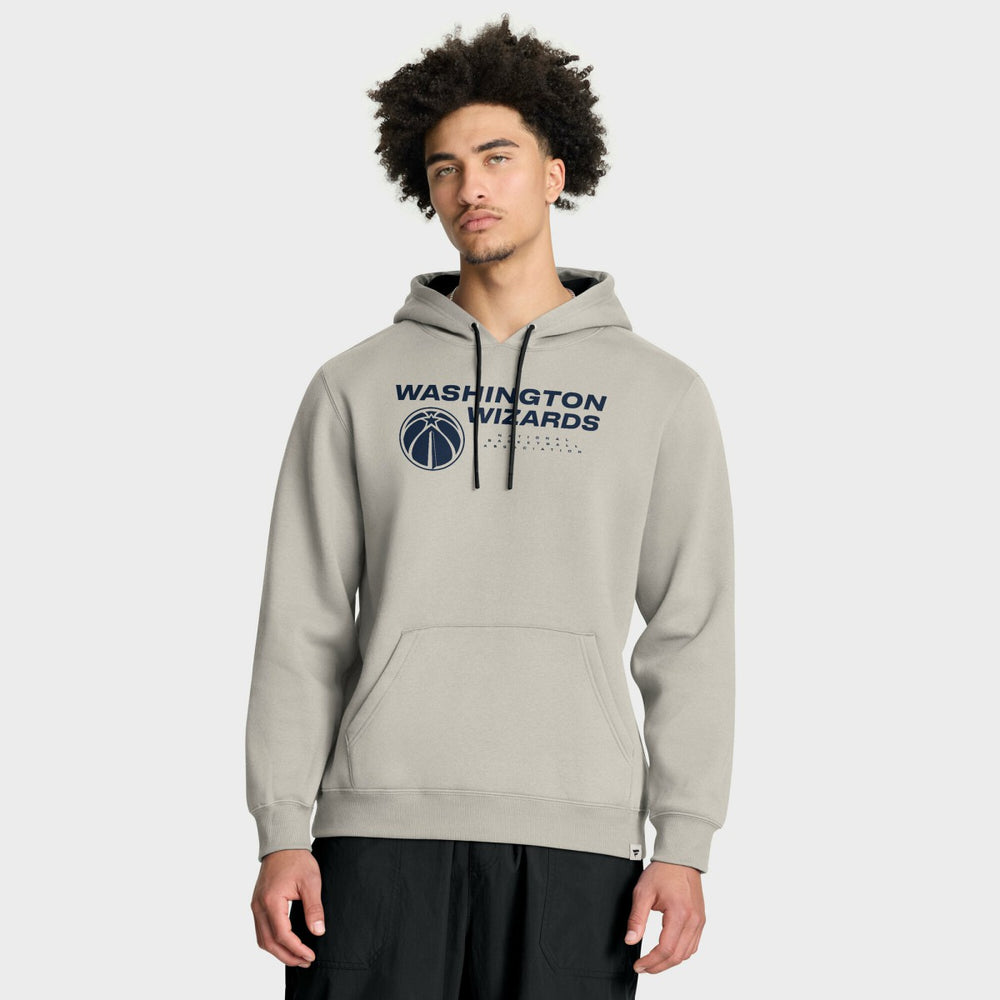 Off White Washington Wizards Crossover Collection Blocked Shot Premium Pullover Hoodie | NBA