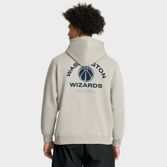 Off White Washington Wizards Crossover Collection Blocked Shot Premium Pullover Hoodie | NBA