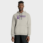 Off White Sacramento Kings Crossover Collection Blocked Shot Premium Pullover Hoodie | NBA