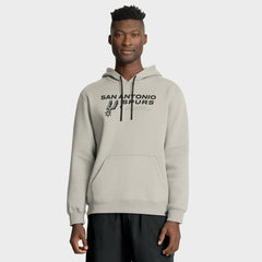 Off White San Antonio Spurs Crossover Collection Blocked Shot Premium Pullover Hoodie | NBA