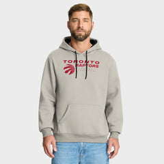 Off White Toronto Raptors Crossover Collection Blocked Shot Premium Pullover Hoodie | NBA