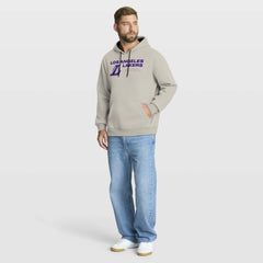 Off White Los Angeles Lakers Crossover Collection Blocked Shot Premium Pullover Hoodie | NBA