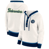 Cream Minnesota Timberwolves WEAR by Erin Andrews Women's Plus Size Hoodie Sweater | NBA