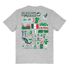 Mexico National Team Vive La Fete Women's Impressions Artwork T-Shirt
