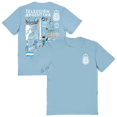 Argentina National Team Vive La Fete Women's Impressions Artwork T-Shirt