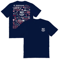 Barcelona Vive La Fete Women's Impressions Artwork T-Shirt