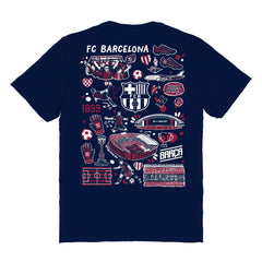 Barcelona Vive La Fete Women's Impressions Artwork T-Shirt