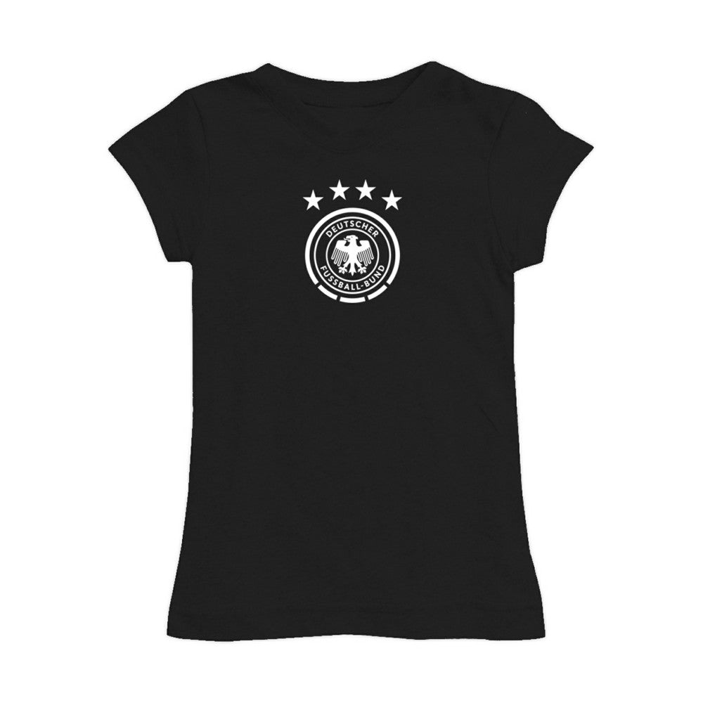 Germany National Team Vive La Fete Girls Toddler Color Badge Fitted T-Shirt for sale - Black