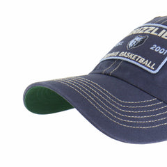 Navy/Tan Memphis Grizzlies '47 Wabash Patch Clean Up Adjustable Hat | NBA