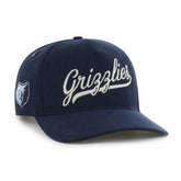Navy Memphis Grizzlies '47 Golden Age Relaxed Corduroy Hitch Adjustable Hat | NBA