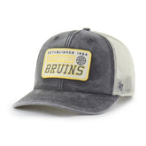 Boston Bruins '47 Canteen Pigment Dyed Patch Trucker Adjustable Hat - NHL Hats
