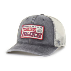 Colorado Avalanche '47 Canteen Pigment Dyed Patch Trucker Adjustable Hat - NHL Hats