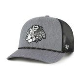 Chicago Blackhawks '47 Carbon Rope Trucker Adjustable Hat - NHL Hats