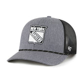 New York Rangers '47 Carbon Rope Trucker Adjustable Hat - NHL Hats