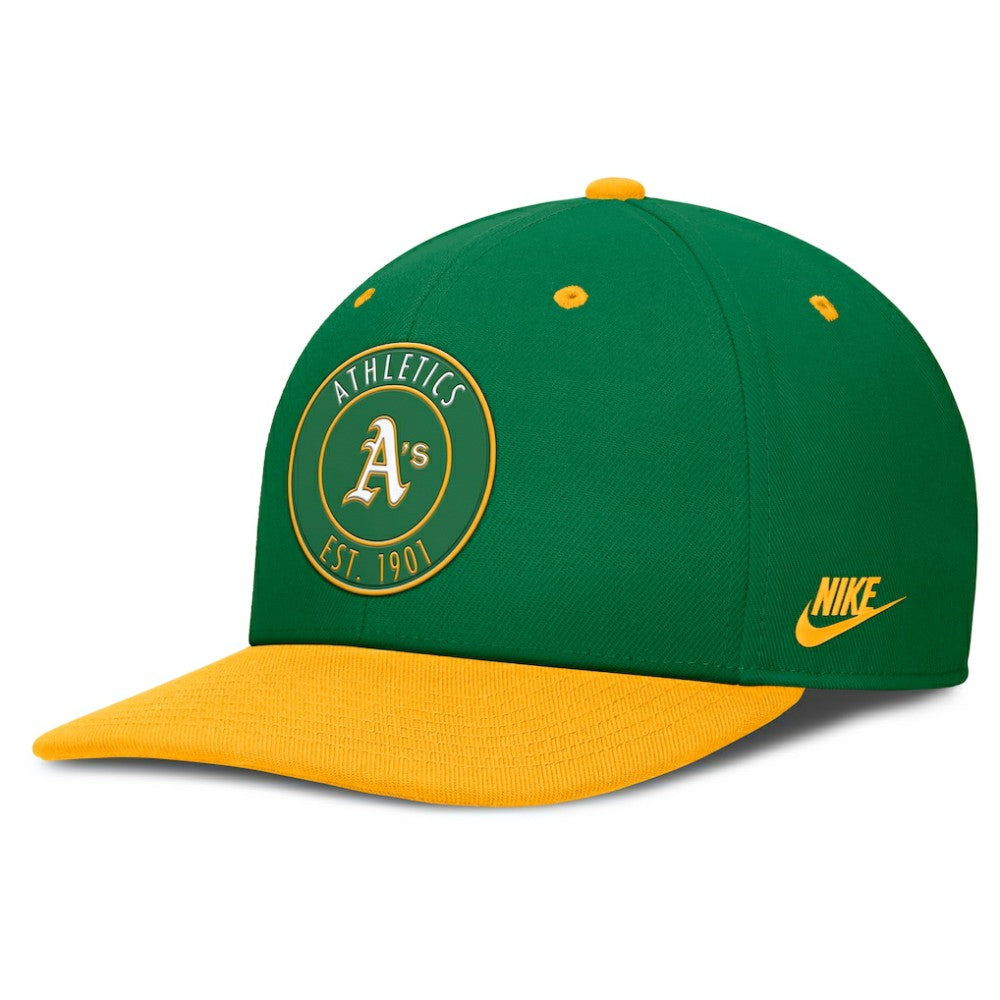 Athletics Nike Cooperstown Collection Pro Dri-FIT Snapback Hat - MLB Hats