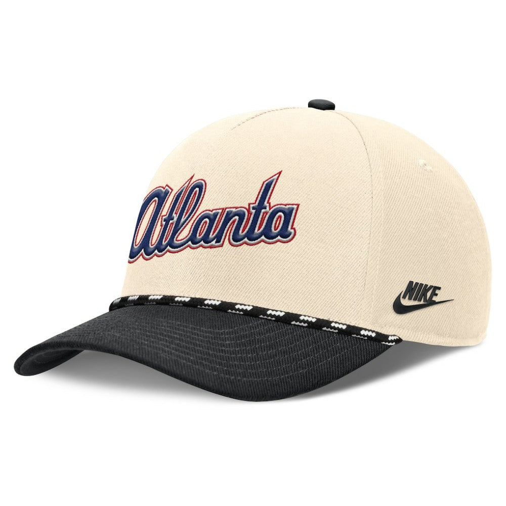Atlanta Braves Nike Cooperstown Collection Rise Adjustable Hat - MLB Hats