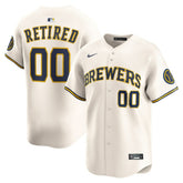 Milwaukee Brewers Nike Home Limited Pick-A-Player Retired Roster Jersey - MLB Jerseys