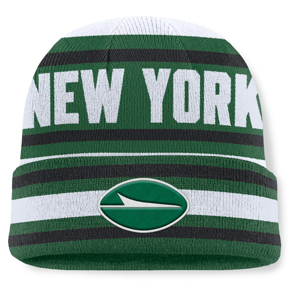 New York Jets Center Cuffed Knit Hat | NFL Outlet