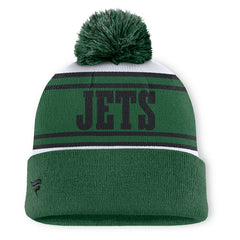 New York Jets Center Cuffed Knit Hat with Pom | NFL On sale
