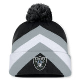 Las Vegas Raiders Women's Cornerback Cuffed Knit Hat with Pom | NFL Sale