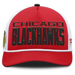 Chicago Blackhawks Fanatics Centennial Foam Front Adjustable Trucker Hat - NHL Hats