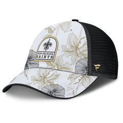 New Orleans Saints Tropical Adjustable Trucker Hat | NFL Hot