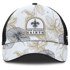 New Orleans Saints Tropical Adjustable Trucker Hat | NFL Hot
