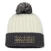 Miami Dolphins Women's Coaxial Cuffed Knit Hat with Pom | NFL Sale
