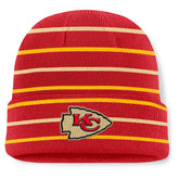 Kansas City Chiefs Throwback Yard Lines Cuffed Knit Hat | NFL Near me