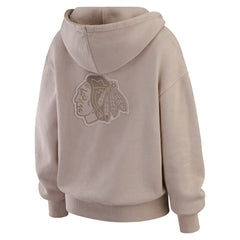 Chicago Blackhawks WEAR by Erin Andrews Women's Washed Pullover Crewdie - NHL Pullover