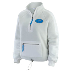 St. Louis Blues WEAR by Erin Andrews Women's Polar Fleece Quarter-Zip Jacket - NHL Jackets