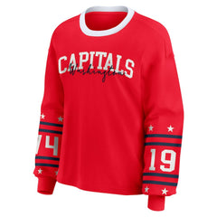 Washington Capitals WEAR by Erin Andrews Women's Long-Sleeve Sport T-Shirt - NHL T-shirts