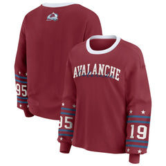 Colorado Avalanche WEAR by Erin Andrews Women's Long-Sleeve Sport T-Shirt - NHL T-shirts